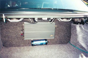 Car audio rack